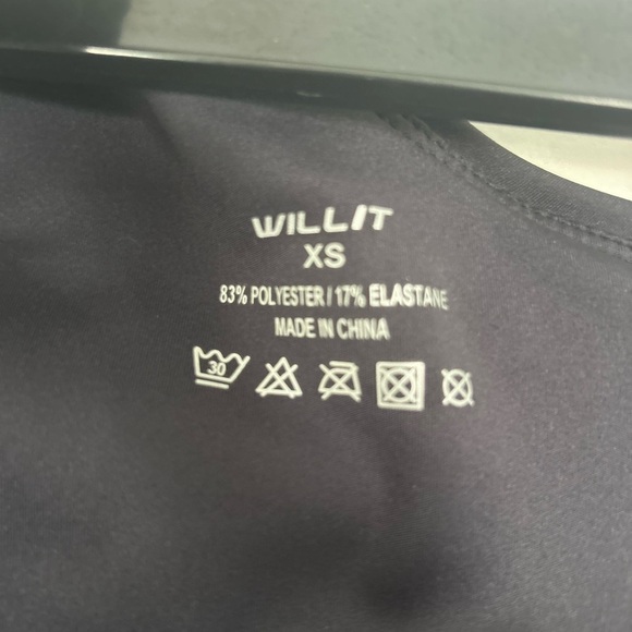 Willit Black One-Shoulder Workout Mini Dress XS - Picture 4 of 4